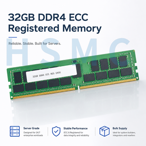 Pulled HMA84GR7AFR4N-UH 32GB <b>DDR4</b> 2400MT ECC Registered RDIMM Server <b>RAM</b> Memory Module for Data Center Enterprise Workstation - Product Image 3