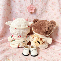 Tenue de poupée grandeur nature 400 %, masque pour les yeux d'ours brun, ensemble pyjama, vêtements en tissu unisexe, à partir de 14 ans, adorable
