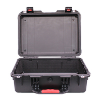 Boîte de rangement pour outils en plastique rigide imperméable, sac de transport, boîte à éponge noire, portable, pour appareil photo, objectif, photographie, valise OEM IP67