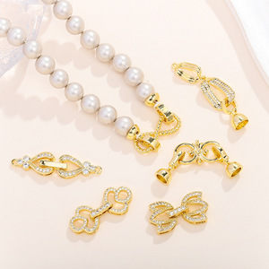Pearl Necklace Clasp Accessories Universal Buckle For Diy <b>Bracelets</b> And Sweater Chains Metal Plating Jewelry Findings - Product Image 2