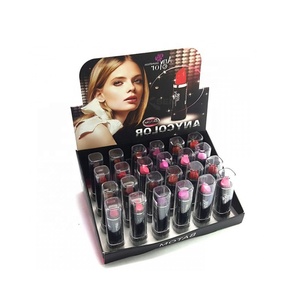 Exhibidor de Cartón Corrugado Personalizado para Cosméticos, Exhibidor de Mostrador para Brillo Labial y Lápiz Labial - Product Image 2