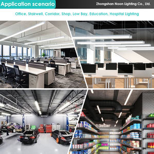 DLC 5.1 CCT & Wattage Dimmable Selectable Linkable LED Tube Rail Linear Pendant pour Office Fit <span class=keywords><strong>Centre</strong></span> - Product Image 4