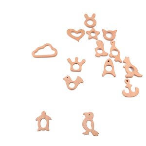 Groothandel Grappige Multi-Size Beukenhouten Bijtring Speelgoed Mode Houten Dieren Baby Bijtringen Voor Baby 'S Tandjes Periode - Product Image 4