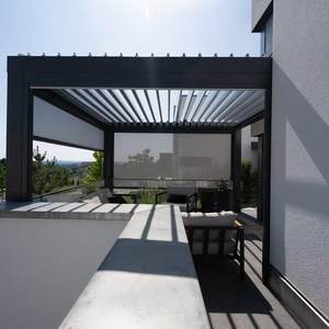 Toit électrique moderne à persiennes pour piscine et gazebo Pergola d'extérieur à toit rétractable Systèmes <span class=keywords><strong>de</strong></span> toit - Product Image 2