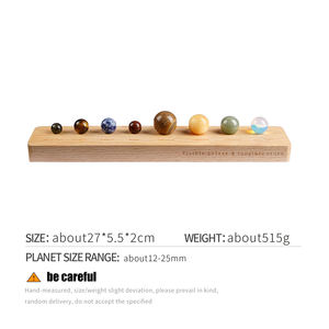 Kit de cristal huit planètes système solaire ensemble de pierres précieuses pour l'éducation à l'astronomie et la décoration spatiale - Product Image 3