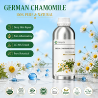 Huile Essentielle de Camomille Allemande (Matricaria Chamomilla) pour Parfumerie Fine, Note de Cœur Végétale pour Senteurs de Luxe