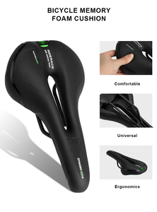 Asiento Ergonómico para Bicicleta April con Absorción de Impactos, Asiento de Ciclismo con Espuma Viscoelástica para Bicicletas de Montaña y Carretera - Product Image 6