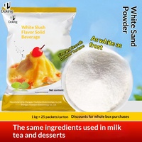Poudre de smoothie blanche originale OEM Dunhuang 1kg, ingrédients pour thé au lait perlé et glace pilée, poudre de glace pour boissons fraîches d'été