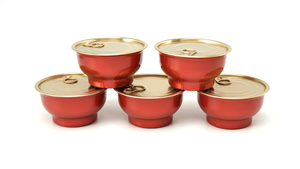 955 # ชามอลูมิเนียมเกรดอาหารเป็นมิตรต่อสิ่งแวดล้อมพร้อมฝาฟอยล์เปิดง่ายความจุ250มล. รังนกซุปอาหารสัตว์เลี้ยง - Product Image 4