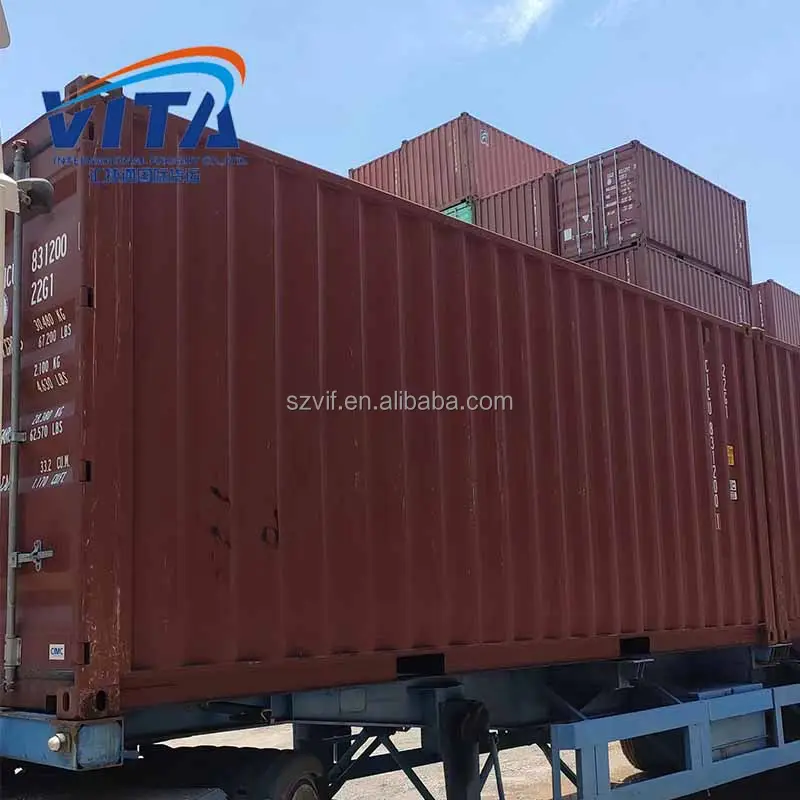 20Ft 40Ft 4hq контейнер используется дешево в Циндао Shekou Shanghai Shenzhen To Indonesia Malaysia Philippines