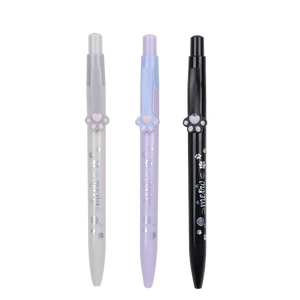 Çok Satan Yaratıcı Mor Kedi Temalı Tükenmez Kalem Siyah Mürekkepli Kedi Patisi Desenli Tükenmez Kalem - Product Image 3