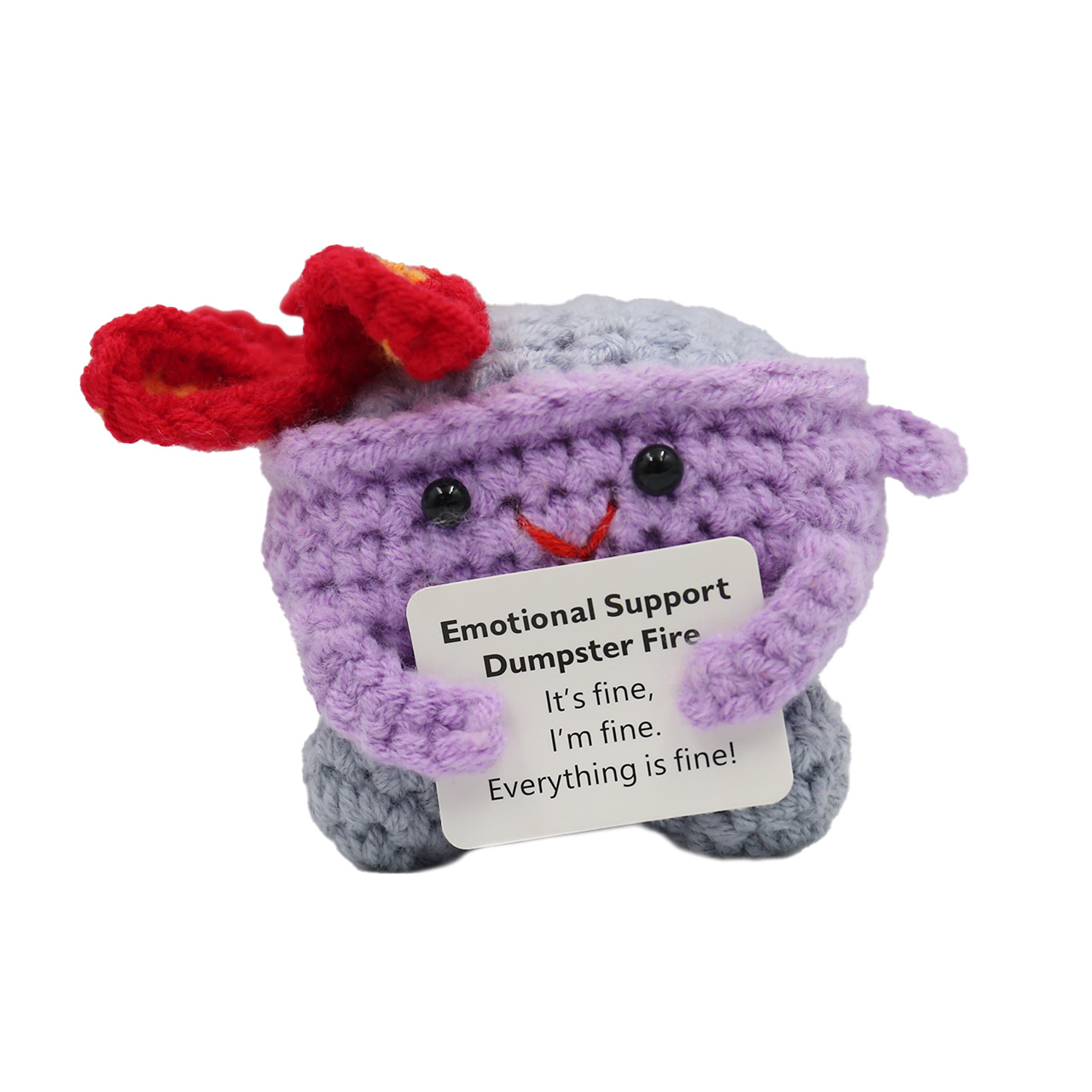 Purple Dumpster Fire