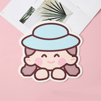 Bureau irrégulier mignon tapis de souris tapis en caoutchouc maison tapis de souris rond en cuir pour OEM personnalisé statut Logo Style emballage