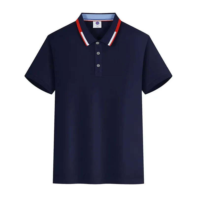 Groothandel Polo Shirt Mannen Korte Mouw T-shirt Gedrukt Europese En Amerikaanse Mode Jeugd Borduren Casual Print Custom Logo