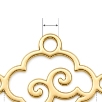 Connecteurs magnétiques personnalisés dorés pour la fabrication de colliers, bracelets et boucles d'oreilles