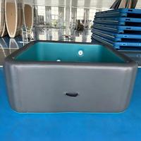 Piscine gonflable rectangulaire portable en PVC de 3x4m, épaisseur 5mm, grande capacité, pour enfants, avec bâche de sol, été, garantie 2 ans