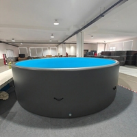 Piscina de Alta Estabilidad con Revestimiento de Alambre, Resistente a los Rayos UV, Resistente al Desgaste, Multiusos, para Relajación al Aire Libre