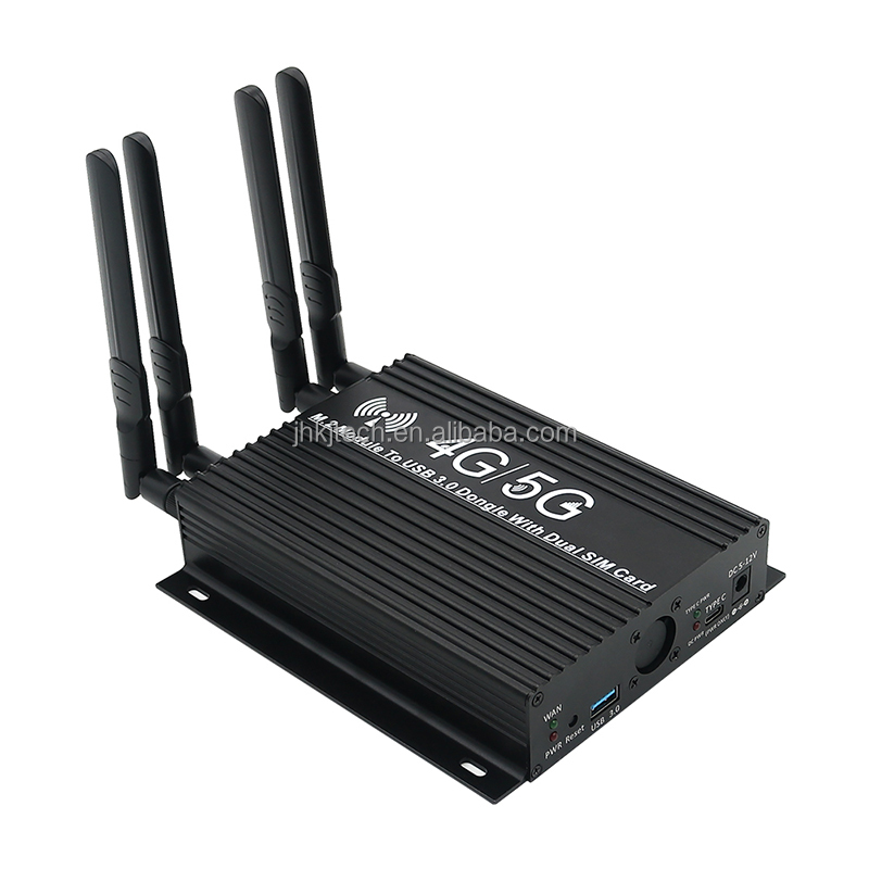 Сетевая карта с модулем USB3.0 Type-C на M.2 B-Key 3G/4G/5G, адаптер с двумя слотами для SIM-карт и дополнительным питанием