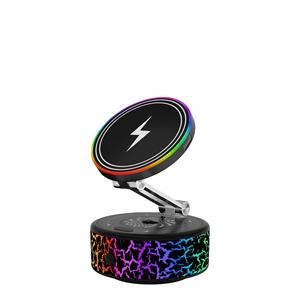 แท่นชาร์จไร้สายแม่เหล็กในรถยนต์ X12-C |   รุ่นเรืองแสงชาร์จเร็ว 15W |   720 °   การหมุนแบบเต็มรอบ |   แรงแม่เหล็กยึดเกาะสูง 1.5 กก. - Product Image 1