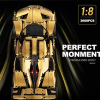Ensemble de blocs de construction de voiture de sport TGL T5012C MOC, 3668 pièces, kit de modèle d'assemblage DIY, cadeau pour les garçons et les collectionneurs adultes