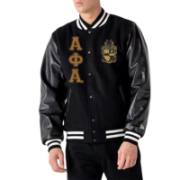 Veste de Baseball Varsity Personnalisée pour Homme, Broderie Chenille, Manches en Cuir, Fabrication OEM de Haute Qualité, Faible MOQ