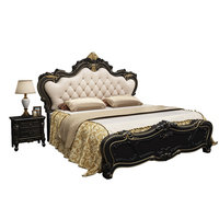 Produkthersteller Schlafzimmermöbel-Sets Prinzessinnenbett Doppelbett Schlafzimmermöbel-Set Bettdesigns mit Stauraum