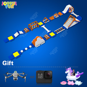 JOYFUL FUN Nuevo Torneo De Obstaculos Inflables Flotantes En Parques Acuaticos De <span class=keywords><strong>Playa</strong></span> Parque Acuatico Inflable - Product Image 3