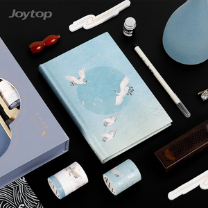 Joytop ชุดกล่องของขวัญสไตล์จีนอย่างง่ายเหมือนในฝัน114 5018สมุดโน้ตพร้อมเทปสติกเกอร์ - Product Image 4
