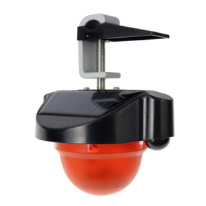 ไฟเตือน LED รุ่น SW2733 พลังงานแสงอาทิตย์ IP65 ติดตั้งบนเสา วัสดุ PC - Product Image 2