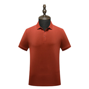 <b>Polo</b> Shirt Solid Color Cotton Breathable Short Sleeve Daily Wear - Product Image 4