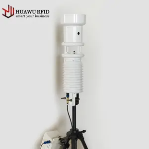 花坞4g防水敏感气象站，带风速方向雨量表压力湿度和辐射传感器