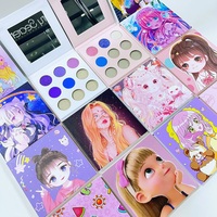 Palette de fards à paupières DIY, logo personnalisé, marque privée, palette de maquillage, fard à paupières mat, scintillant, pailleté