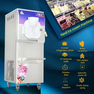 Machine à glace électrique pour gel de fabrication de desserts, grand appareil de production de crème glacée, approuvé les états-unis, ETL CE, italie, livraison gratuite