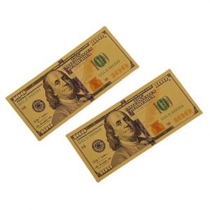 Billete de Dólar Chapado en Oro de 24k - Billetes Falsos de Dólar Europeo, Canadiense, Personalizados, Australiano, Libra Esterlina del Reino Unido - Dinero para Fondo de Fotografía - Product Image 1