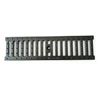 Grilles de caniveau carrées en fonte ductile standard EN124 D400 pour canaux d'eau