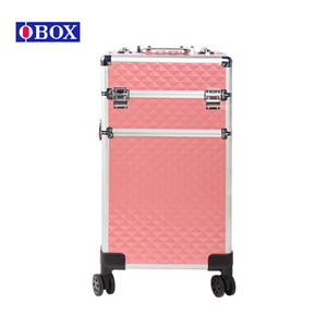 <span class=keywords><strong>Valigetta</strong></span> professionale stile Vintage <span class=keywords><strong>per</strong></span> <span class=keywords><strong>unghie</strong></span> Trolley bella valigia cosmetica a chiusura aperta - Product Image 3