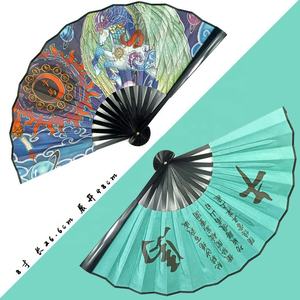 Tendance Anime Bande Dessinée Zodiaque Ventilateur Mignon Dessin Animé 12 Animaux Du Zodiaque Mini Ventilateur 8 "20cm Léger Bambou Soie Ventilateur pour Femmes Filles - Product Image 2