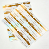 Etiquetas de Holograma Personalizadas para Envases Farmacéuticos y Cosméticos para Pérdida de Peso, Etiquetas de Vinilo para Botellas de Péptidos de 10 ml, 2 ml, 3 ml