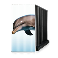 La publicité extérieure étanche programmable Led rideau affichage rvb Transparent Pixel Point lumières Led grille écran