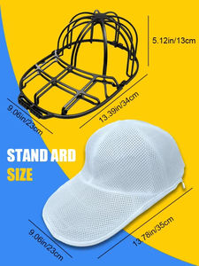 ชุดซักหมวก ชั้นวางทำความสะอาดหมวกเบสบอลและหมวกทรงเป็ด ดีไซน์ซักและอบแห้งในตัว ป้องกันการเสียรูป - Product Image 6