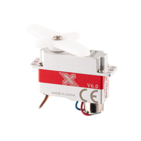 KST X08 V6.0 2.8Kgf.cm 0.09sec Servo micro-numérique à engrenage en métal sans noyau pour avions RC et planeurs de bateaux inclus