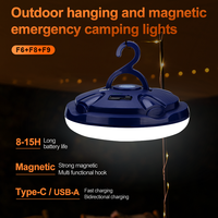 Base magnétique pliable à luminosité réglable pour réparation en plein air randonnée camping UFO LED lampes de travail