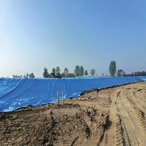 Géomembrane LLDPE/HDPE stabilisée aux UV de 1,5 mm, anti-perforation, pour le <span class=keywords><strong>traitement</strong></span> des eaux usées industrielles, <span class=keywords><strong>bassin</strong></span> de sédimentation - Product Image 5