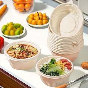 Dùng một lần phân hủy sinh học BỘT TRE thức ăn nhanh <span class=keywords><strong>container</strong></span> cho takeout thực phẩm - Product Image 1