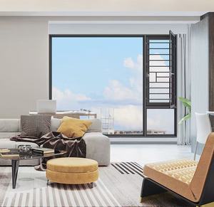 หน้าต่างอลูมิเนียมแบบติดตั้งถาวรสไตล์โมเดิร์นสำหรับอาคารสำนักงานและผนังกระจกแบบม่าน พร้อมกระจกนิรภัยเกรดสำหรับผนังกระจกแบบม่านสำหรับอาคารสำนักงานและวิลล่า - Product Image 3