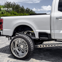 22x12 24x12 24x14 26x14 26x16 Velg Monoblock Forged Custom Deep Lip untuk Truk Pikap 8x180 6x135 8x170 Poles untuk Ford
