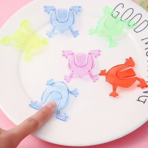 Mini rana saltarina de plástico, juguete saltarín para niños de 2 a 4 años, color transparente unisex - Product Image 1