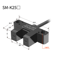 Sensor Fotoeléctrico de Ranura Infrarroja, Mini Sensor de Ranura de Alta Velocidad para Conteo de Objetos y Detección de Límites