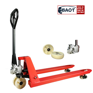 कम प्रोफ़ाइल संकीर्ण फोर्क पैलेट जैक ट्रक मैनुअल फोर्कलिफ्ट उत्पाद श्रेणी - Product Image 6