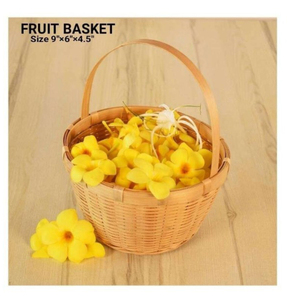 Cesta de Frutas Multiusos Hecha a Mano de Bambú Ecológico, Cesta Tradicional para Almacenar Manzanas, Cítricos, Plátanos y Pan, Organización de Cocina - Product Image 4